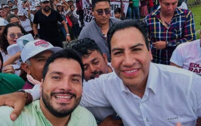 Cacahoatán recibe con la Fuerza #VERDE a Eduardo Ramirez Aguilar  ✅