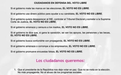 Marcha por la  democracia, convocatoria ciudadana