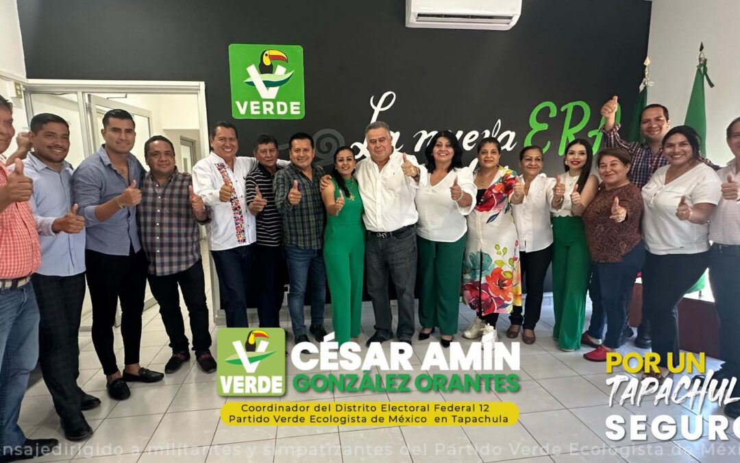 Se registra César Amin a la alcaldía de Tapachula