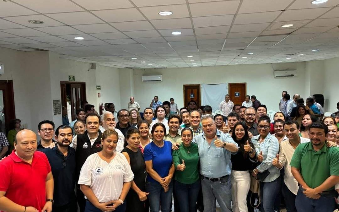 Coinciden CÉSAR AMÍN y socios de CANACO, urgente atención a la seguridad de Tapachula, para consolidar la reactivación económica, agropecuaria y turística