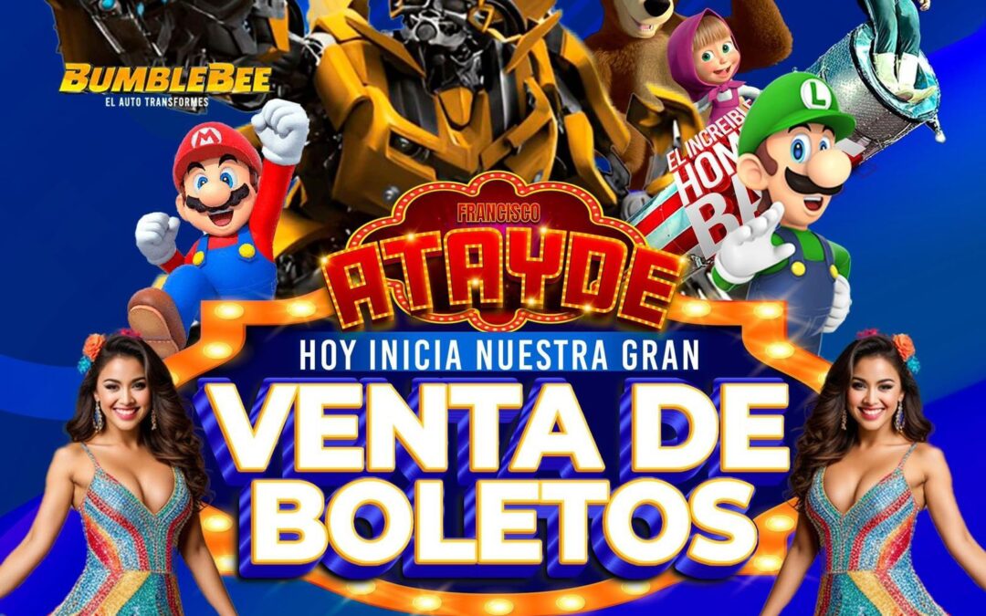 HOY INCIA NUESTRA VENTA DE BOLETOS