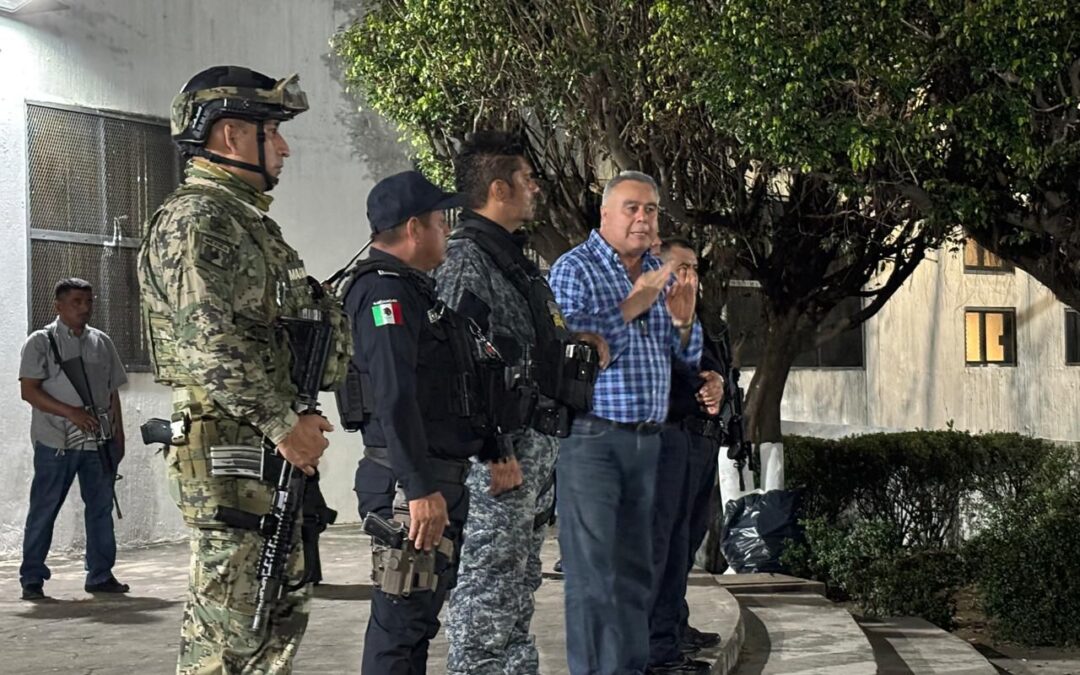 Activado como todas las noches, operativo de  coordinación interinstitucional para la SEGURIDAD y paz del pueblo en Tapachula