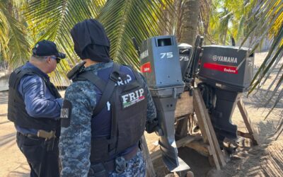 En contundente operativo interinstitucional, FGE, SSPChiapas y SEMAR blindan Mazatán y aseguran dos propiedades en Barra San José